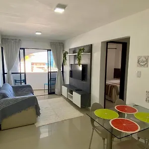 Apto Novo, Completo - 2 Quartos - Vista Mar - Localização Privilegiada - 80m Da Praia Apartamento Natal